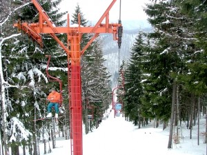 Partia Alunis Sovata, vedere de pe telescaun